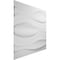 Ekena Millwork Thompson EnduraWall Decorative 3D Wall Panel, White, 19 5/8"W x 19 5/8"H WP20X20TMWH - alternate 6